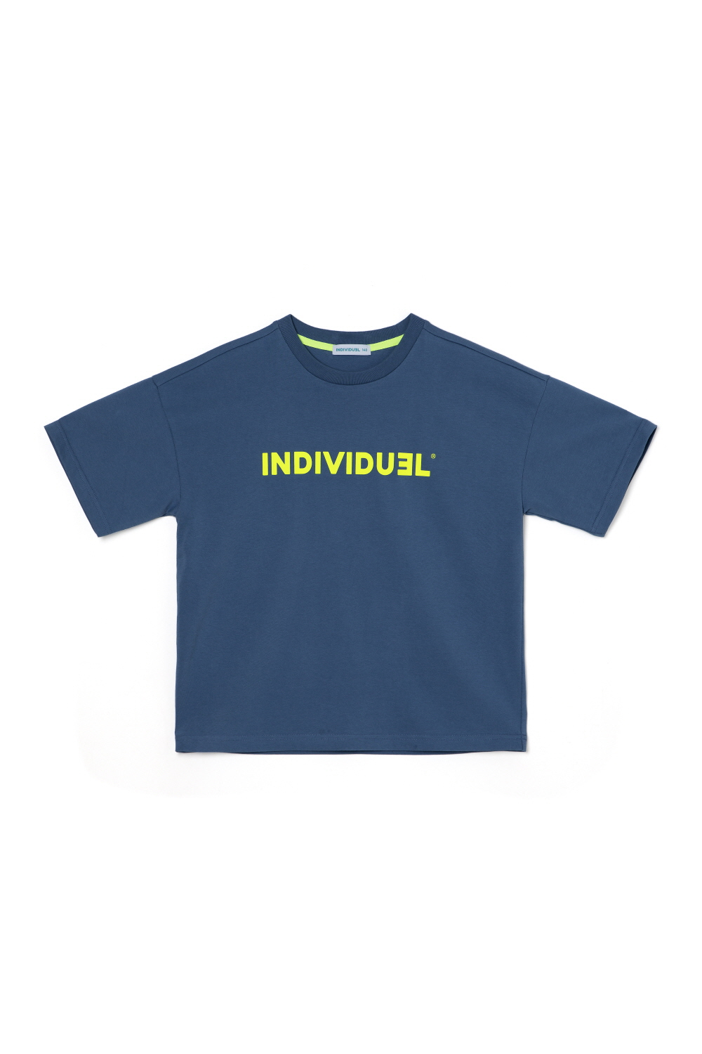 반팔 티셔츠 네이비블루 색상 이미지-S1L7