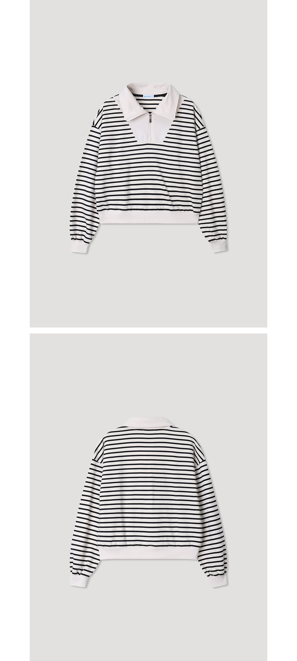 긴팔 티셔츠 화이트 색상 이미지-S14L3